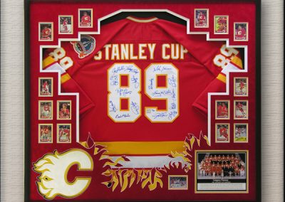 Calgary Flames Team signed Jersey