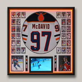 McDavid Hockey Jersey frame