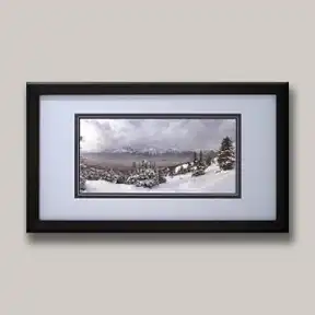 Original Art Framing Snow Scene art print