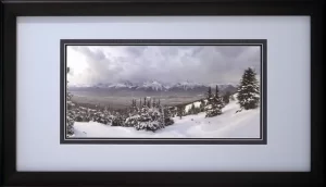 Canvas Print Photo Custom Framing Landscape Snow scene