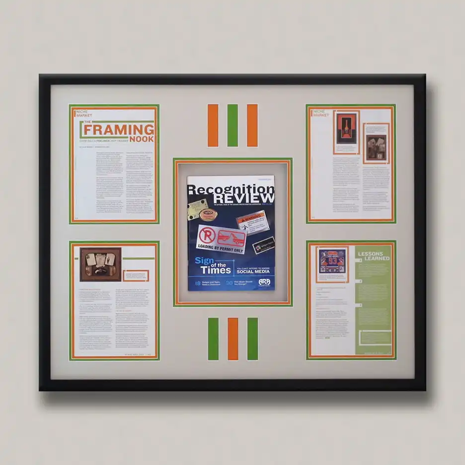 Frame Magazine & Newspaper Clippings Framing